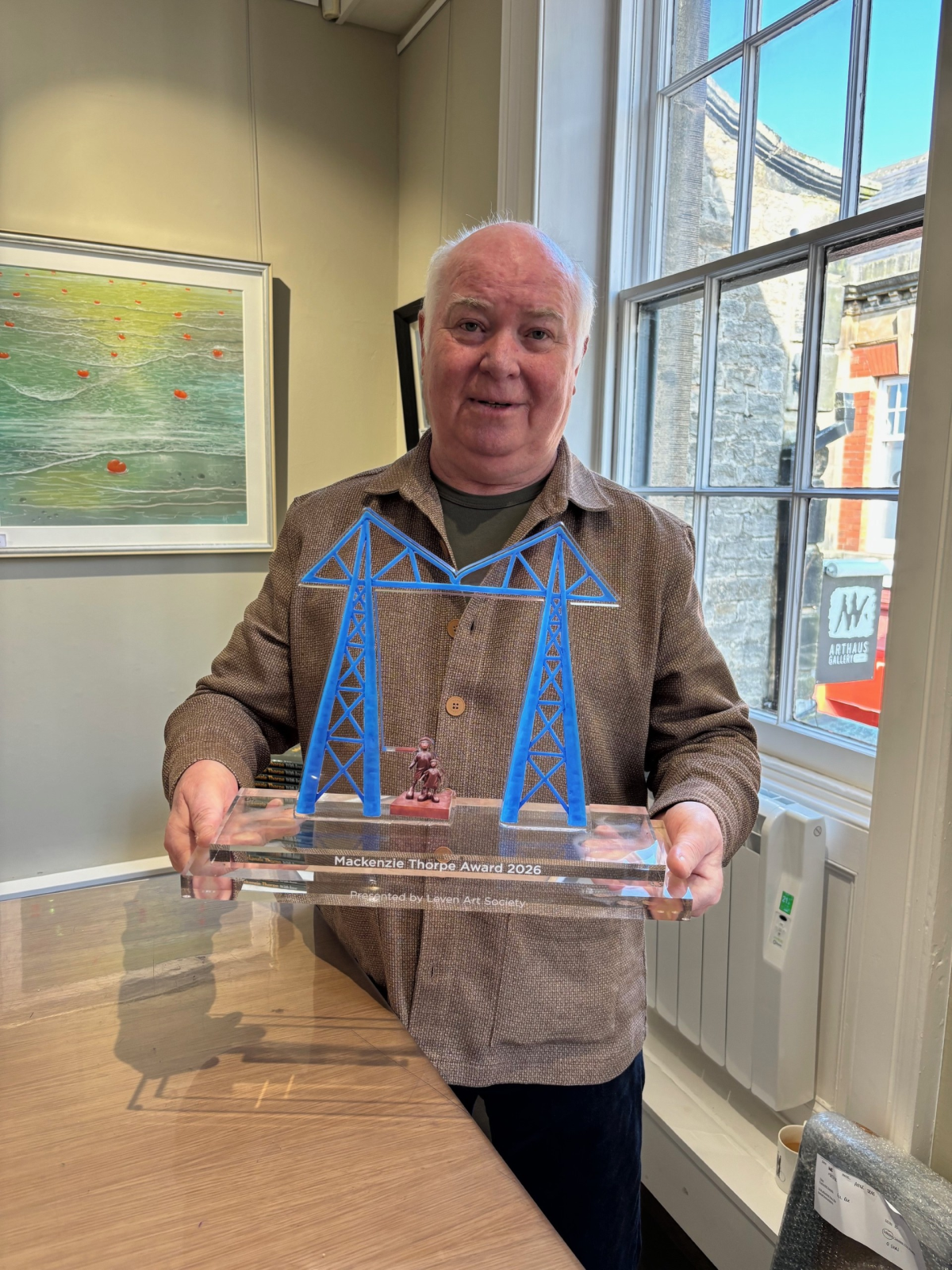 Celebrating Creativity: Mackenzie Thorpe Presents Local Student Art Award